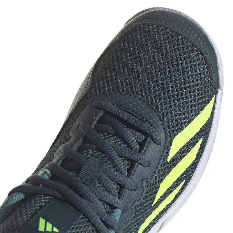 Zapatillas Adidas Courtflash Verde Artic Blanco Fluor Junior Pádel Elite