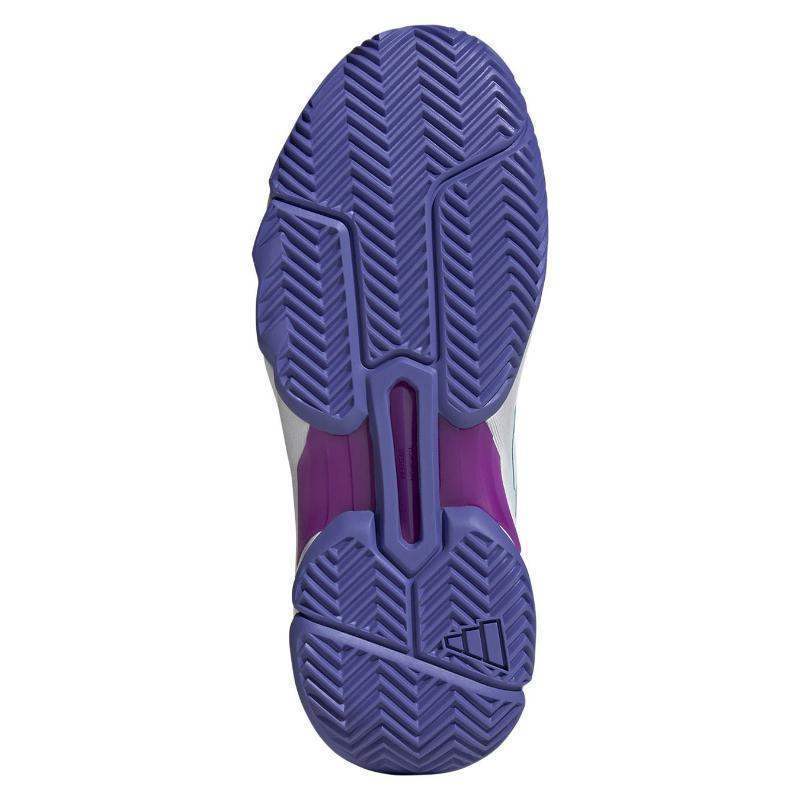 Zapatillas Adidas CourtJam Control 3 Aqua Blanco Mujer | Adidas Pádel Elite