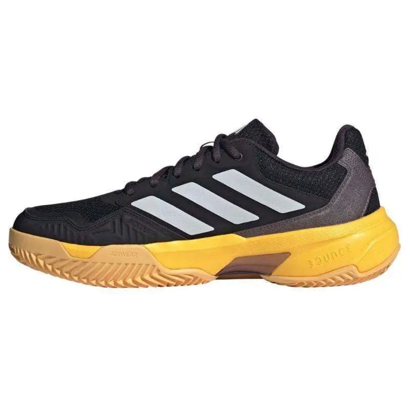 Zapatillas Adidas CourtJam Control 3 Clay Negro Plata Naranja Pádel Elite