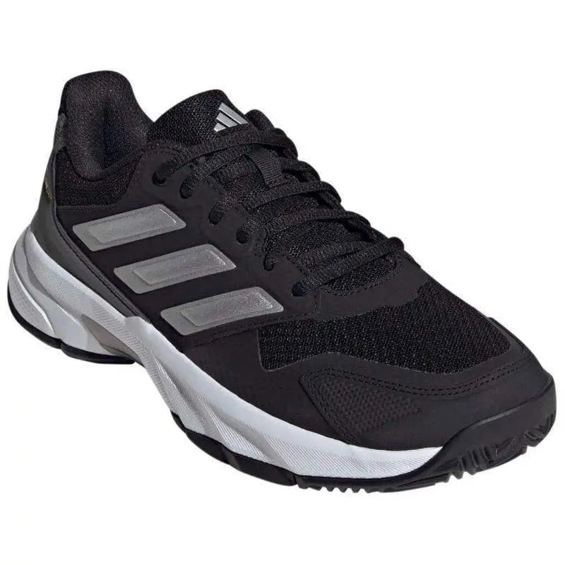 Zapatillas Adidas CourtJam Control 3 Negro Plata Gris Mujer Pádel Elite