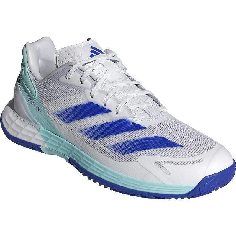 Zapatillas Adidas Defiant Speed 2 Blanco Azul Aqua Pádel Elite