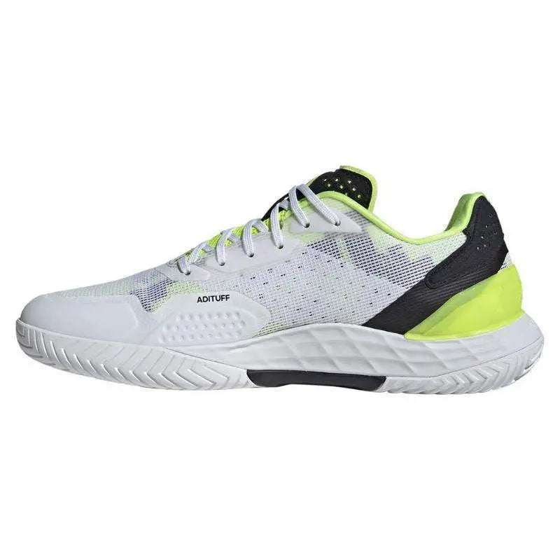 Zapatillas Adidas Defiant Speed 2 Blanco Lima Fluor Pádel Elite