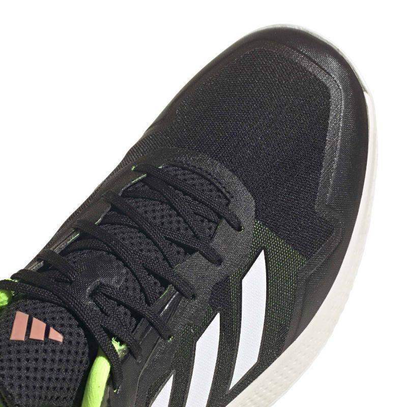 Zapatillas Adidas Defiant Speed Negro Blanco Fluor Pádel Elite