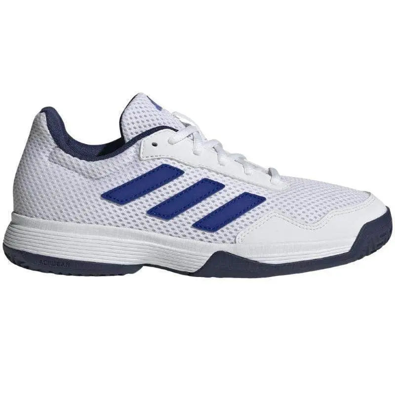 Zapatillas Adidas Game Spec Blanco Azul Junior Pádel Elite