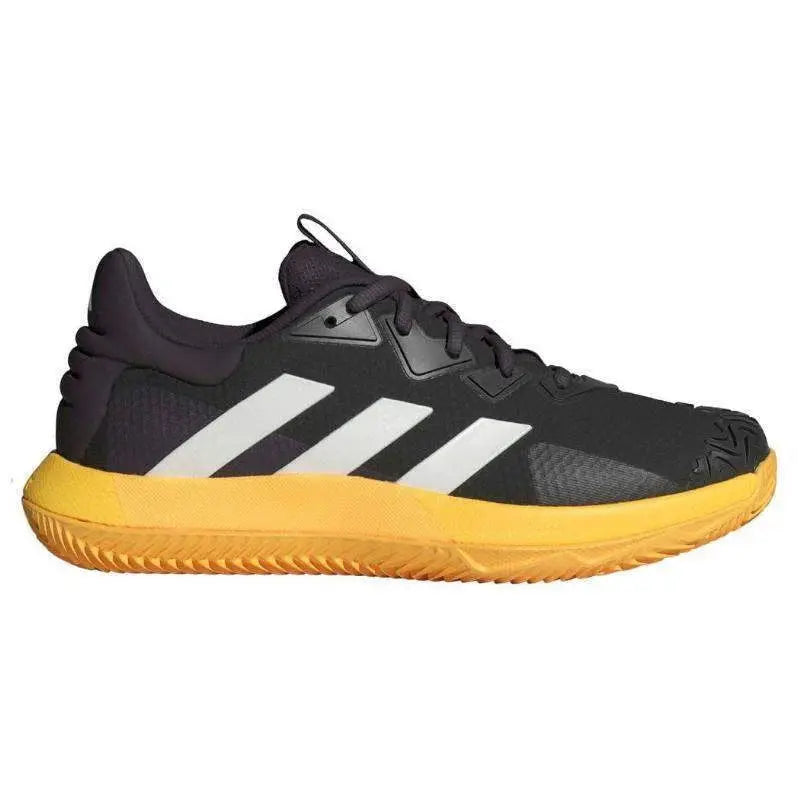 Zapatillas Adidas Solematch Control Clay Negro Plata Naranja Pádel Elite