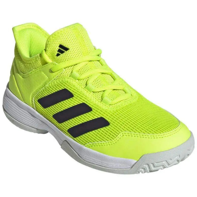 Zapatillas Adidas Ubersonic 4 Lima Fluor Negro Junior Pádel Elite