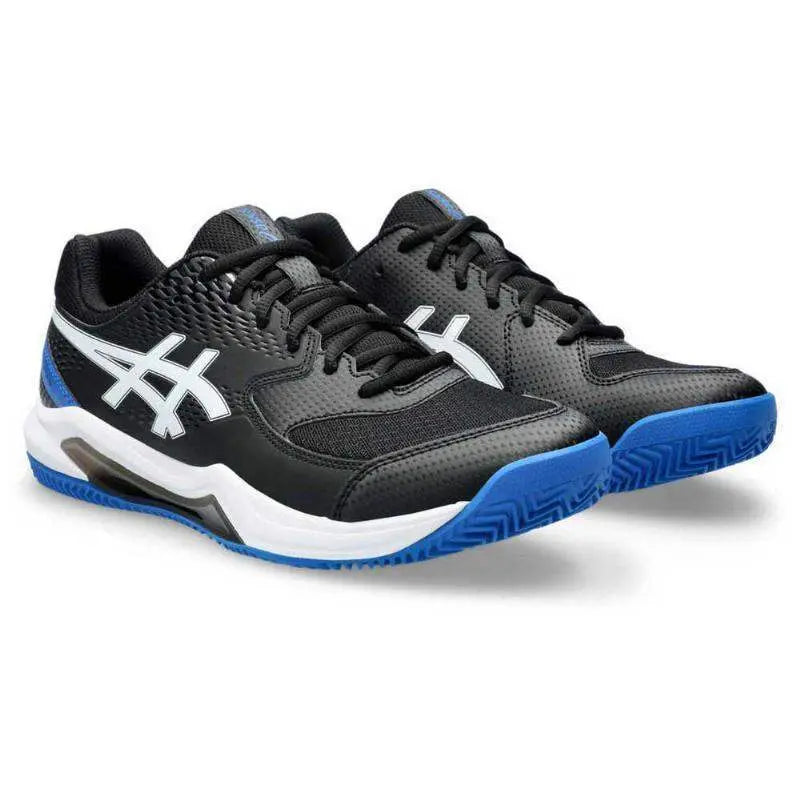 Zapatillas Asics Gel Dedicate 8 Clay Negro Azul Pádel Elite