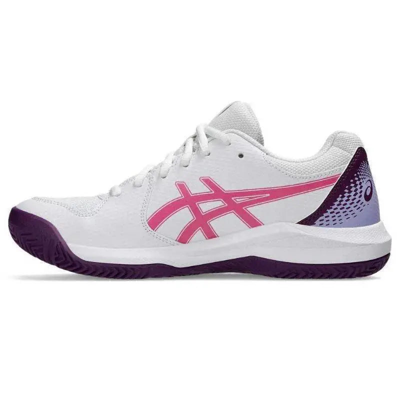 Zapatillas Asics Gel Dedicate 8 Padel Blanco Dragon Fruit Mujer Pádel Elite