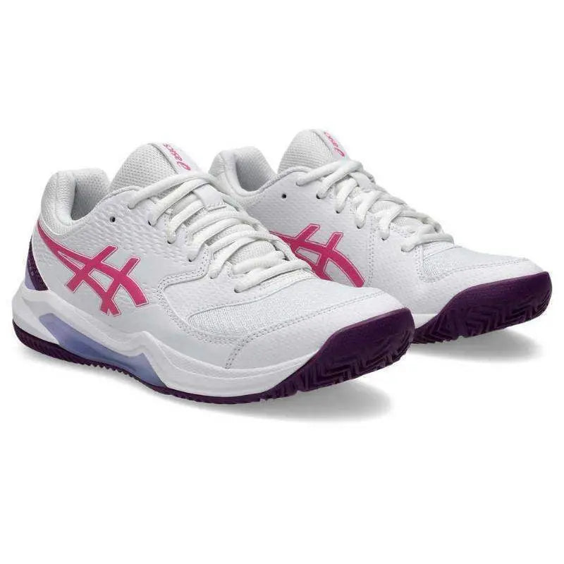 Zapatillas Asics Gel Dedicate 8 Padel Blanco Dragon Fruit Mujer Pádel Elite