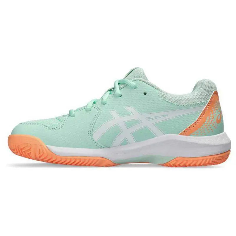 Zapatillas Asics Gel Dedicate 8 Padel GS Menta Blanco Junior Pádel Elite