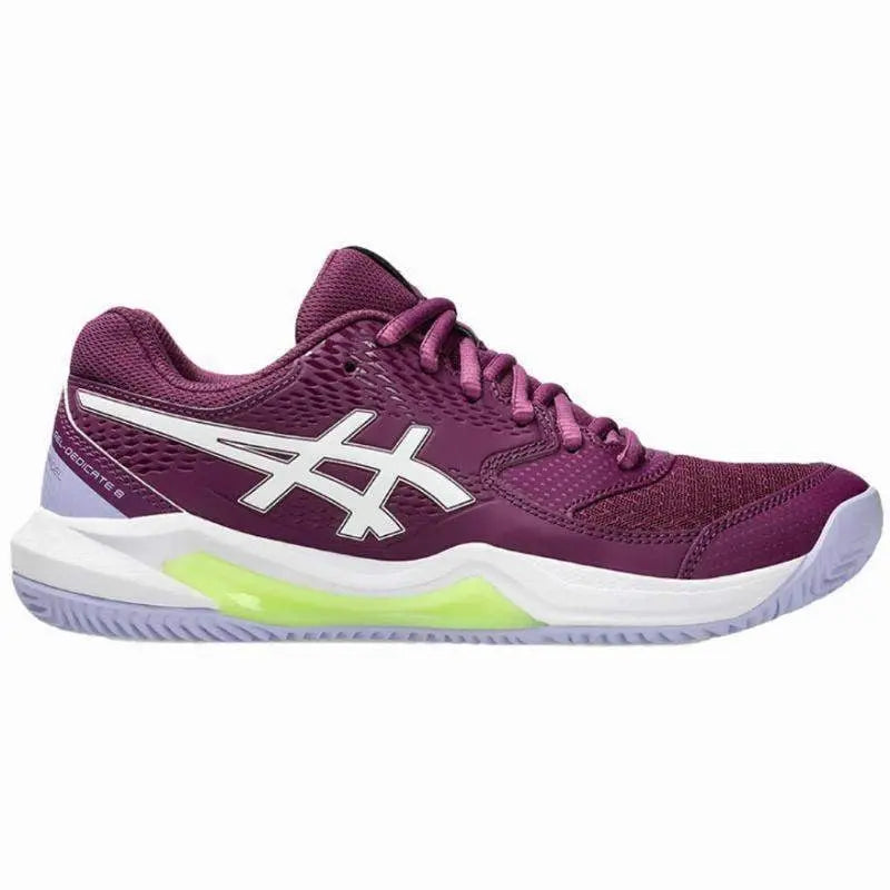 Zapatillas Asics Gel Dedicate 8 Padel Malva Intenso Blanco Mujer Pádel Elite