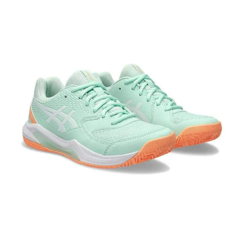 Zapatillas Asics Gel Dedicate 8 Padel Menta Blanco Mujer Pádel Elite