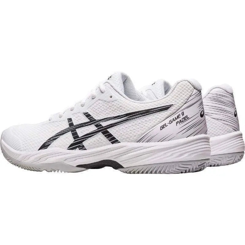 Zapatillas Asics Gel Game 9 Blanco Negro Pádel Elite