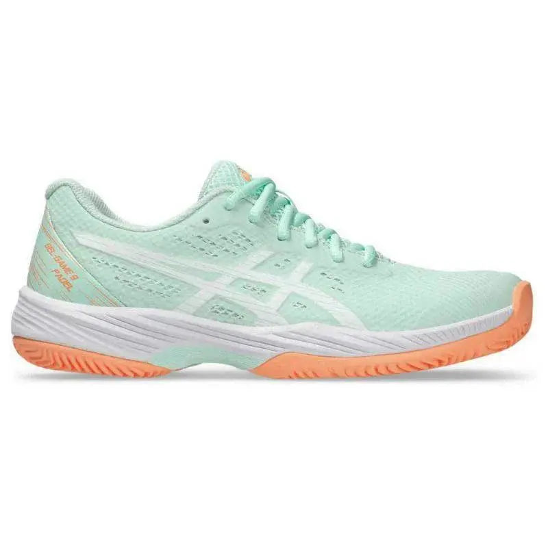 Zapatillas Asics Gel Game 9 Padel Menta Blanco Mujer Pádel Elite