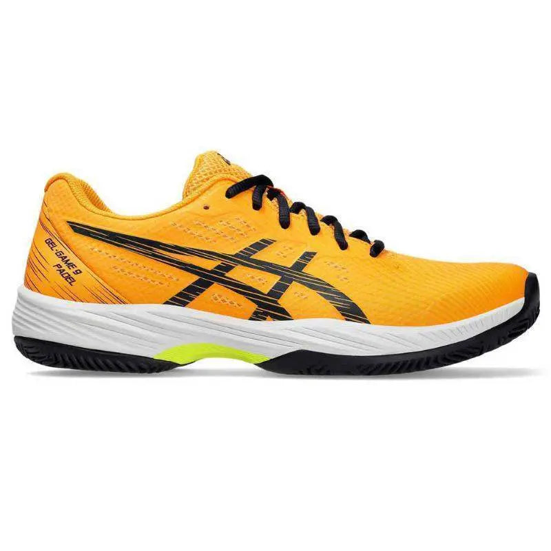 Zapatillas Asics Gel Game 9 Padel Naranja Azul Medianoche Pádel Elite