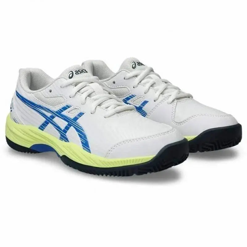 Zapatillas Asics Gel Game Padel 9 Blanco Azul Junior Pádel Elite