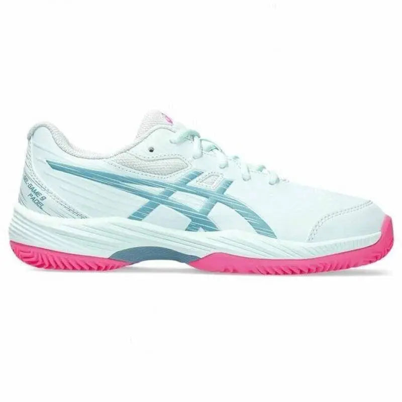 Zapatillas Asics Gel Game Padel 9 Menta Gris Azul Junior Pádel Elite