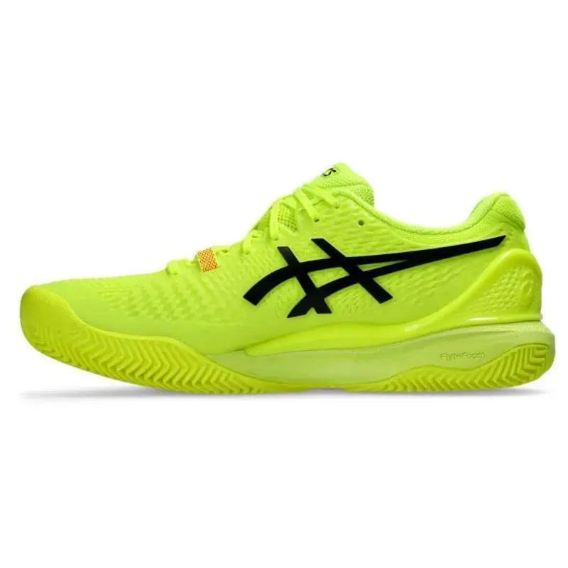 Zapatillas Asics Gel Resolution 9 Clay Paris Amarillo Negro Pádel Elite