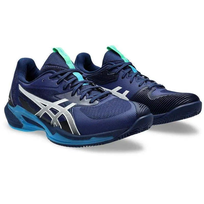 Zapatillas Asics Solution Speed FF 3 Clay Azul Blanco Pádel Elite