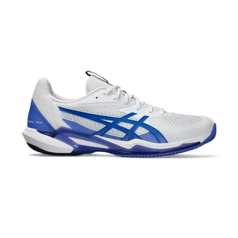 Zapatillas Asics Solution Speed FF 3 Clay Blanco Azul Pádel Elite