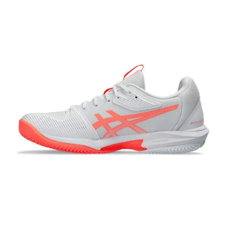 Zapatillas Asics Solution Speed FF 3 Clay Blanco Coral Mujer Pádel Elite