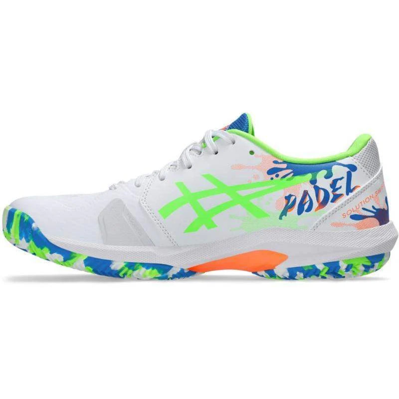 Zapatillas Asics Solution Swift FF 2 Padel L.E Blanco Verde Pádel Élite