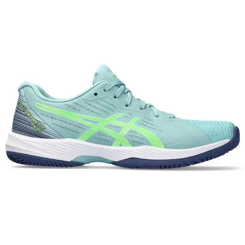 Zapatillas Asics Solution Swift FF Padel Verde Azulado Lima Pádel Elite