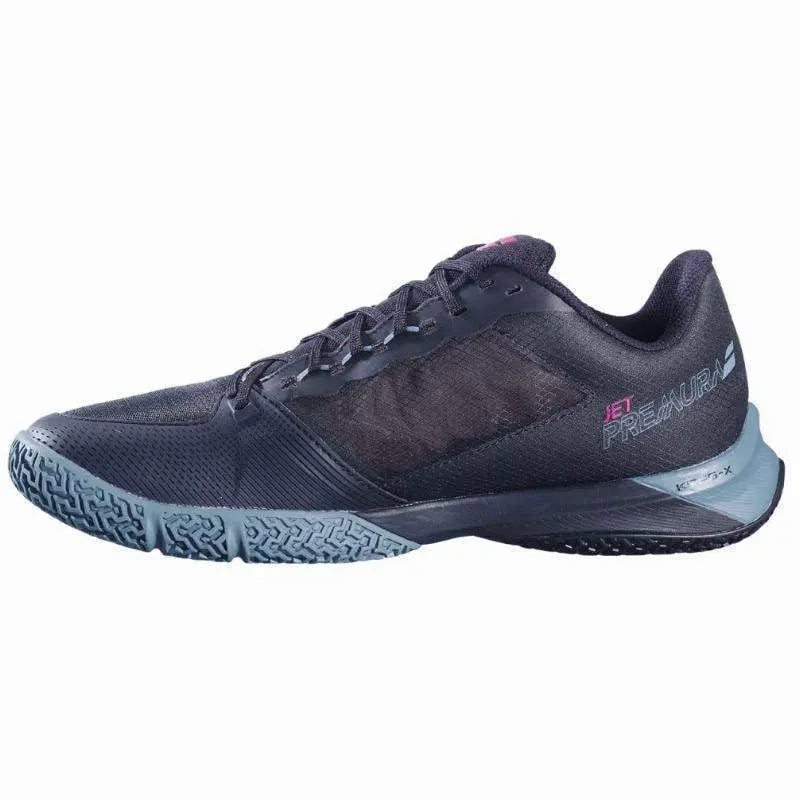 Zapatillas Babolat Jet Premura 2 Negro Azul Atlantico Pádel Elite