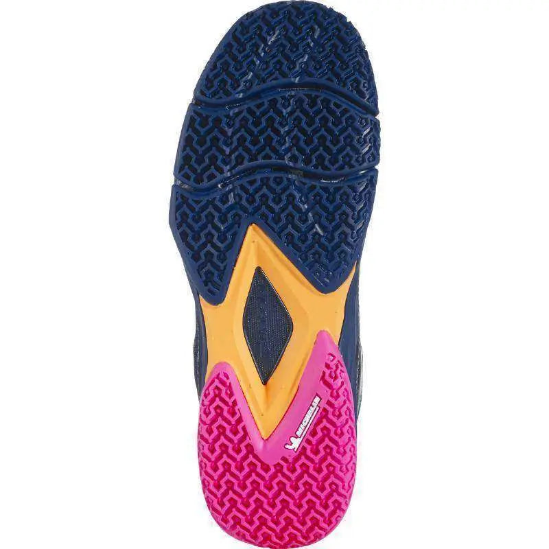 Zapatillas Babolat Jet Ritma Azul Marino Fucsia Mujer Pádel Elite