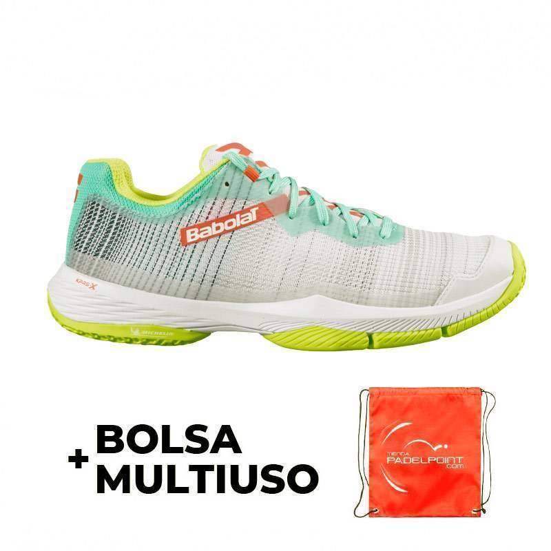 Zapatillas Babolat Jet Ritma Blanco Gris Mujer | Babolat Pádel Elite