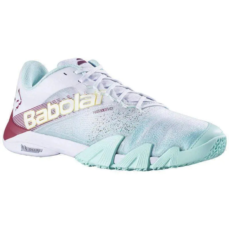 Zapatillas Babolat Juan Lebron Jet Premura 2 Blanco Rojo Pádel Elite