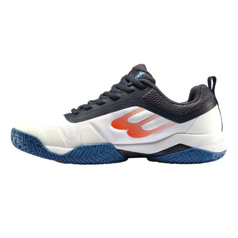 Zapatillas Bullpadel Performance Hybrid 24V Blanco Azul Marino | Bullpadel Pádel Élite