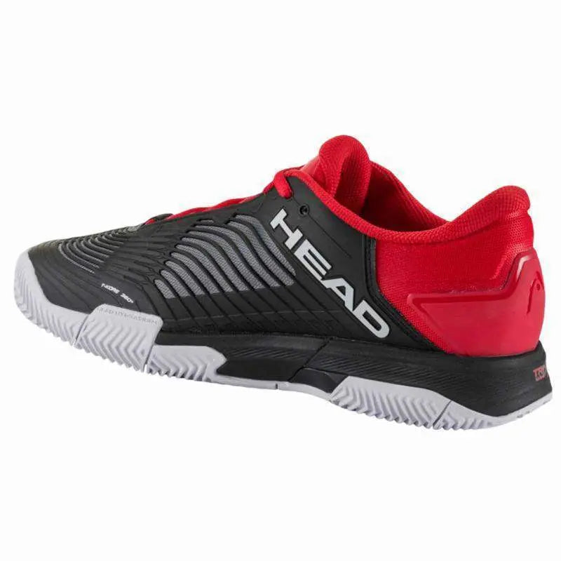 Zapatillas Head Revolt Pro 4.5 Clay Negro Rojo Pádel Elite