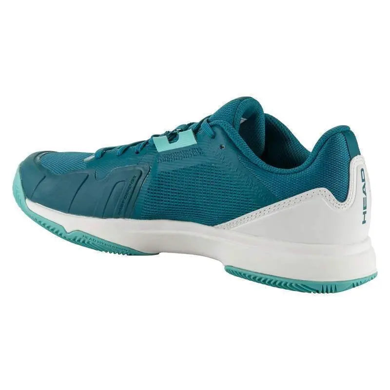 Zapatillas Head Sprint Team 3.5 Clay Azul Stone Blanco Mujer Pádel Elite