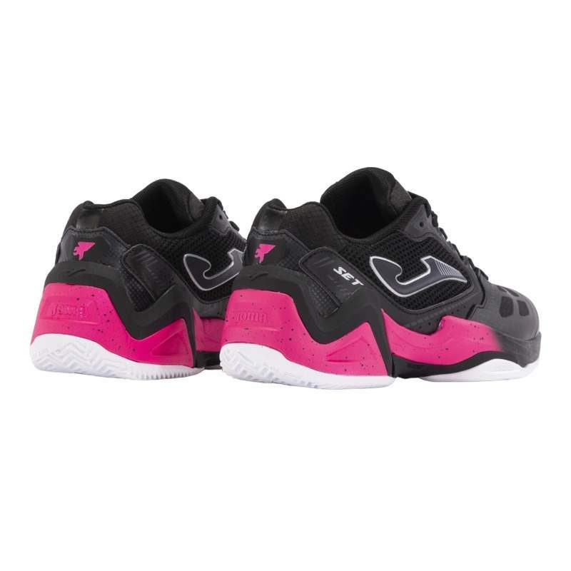 Zapatillas Joma Set 2401 Negro Fucsia Mujer Pádel Élite