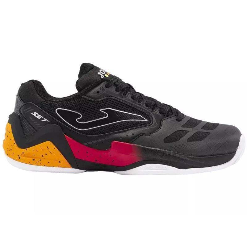 Zapatillas Joma Set 2401 Negro Rojo Pádel Élite