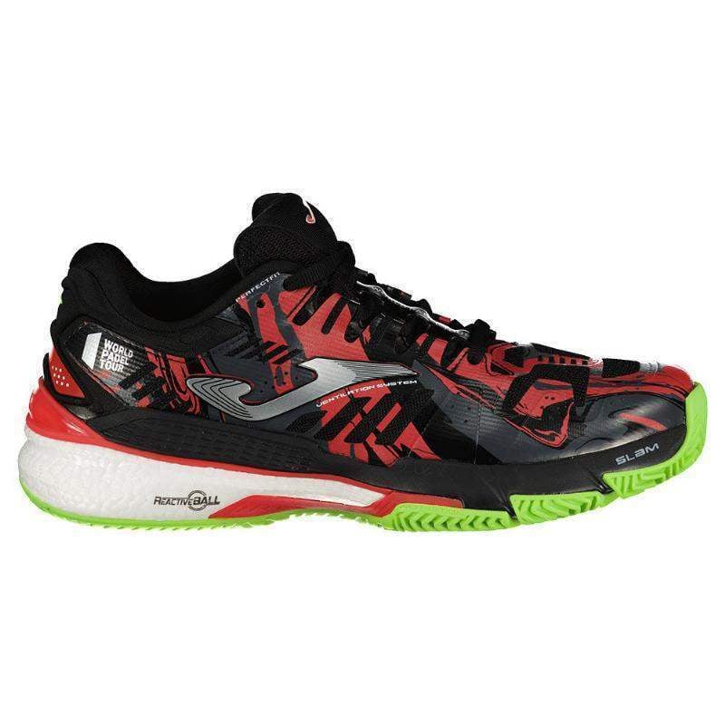 Zapatillas Joma WPT Slam 2301 Negro Rojo