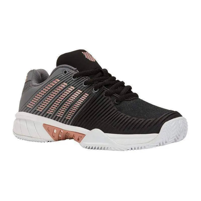 Zapatillas Kswiss Express Light 2 HB Negro Gris Rosa Mujer Pádel Elite