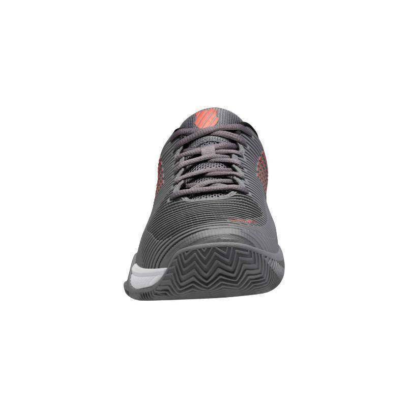 Zapatillas Kswiss Hypercourt Expres 2 HB Gris Negro Rojo | Kswiss Pádel Elite