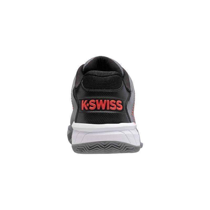 Zapatillas Kswiss Hypercourt Expres 2 HB Gris Negro Rojo | Kswiss Pádel Elite