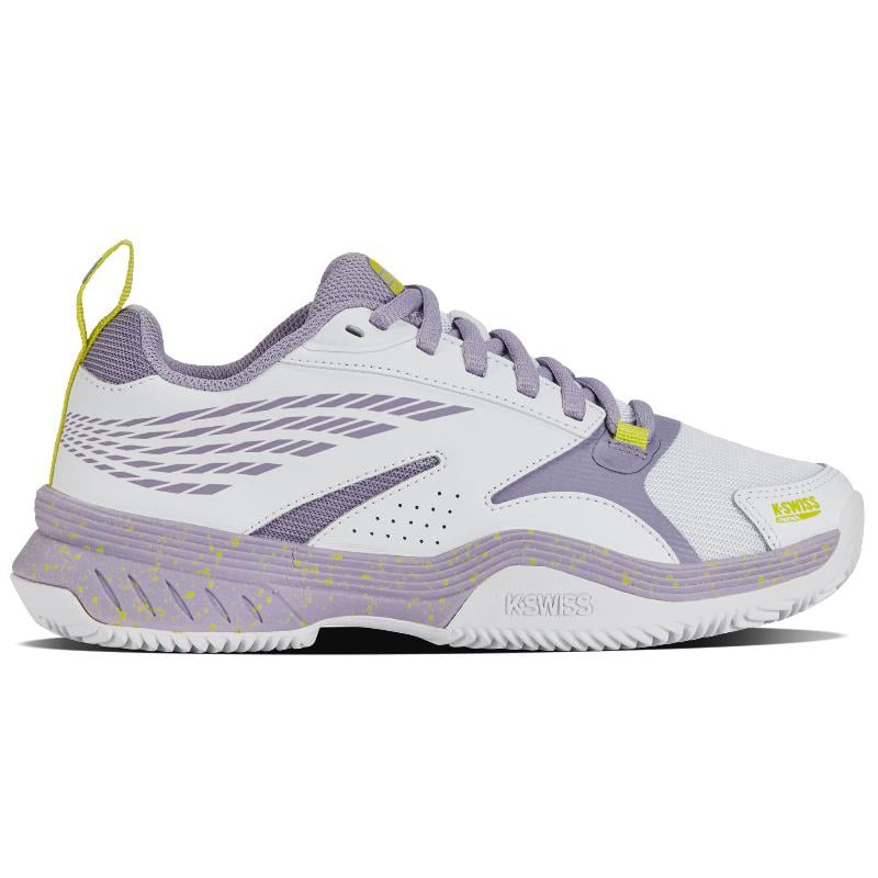 Zapatillas Kswiss Speedex Padel Blanco Lila Mujer Pádel Elite