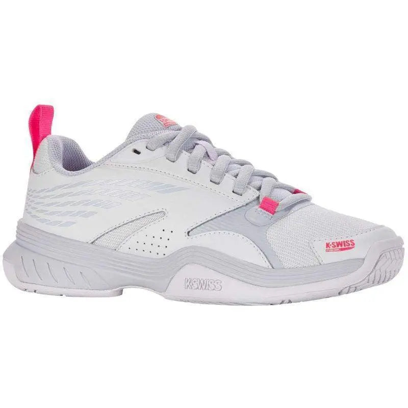 Zapatillas Kswiss Speedex Padel Blanco Rosa Neon Mujer Pádel Elite