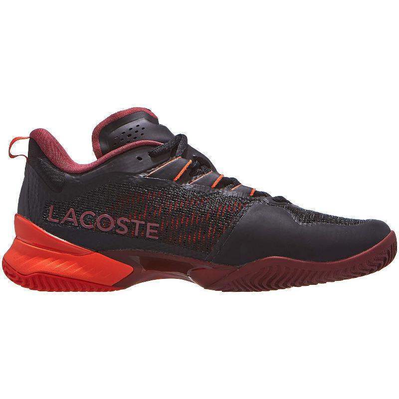 Zapatillas Lacoste AG-LT23 Ultra Clay Court Negro Burdeos Pádel Elite