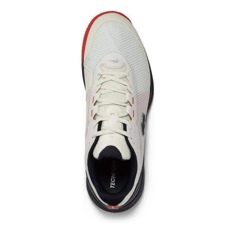 Zapatillas Lacoste Tech Point 123 Blanco Marino Pádel Elite