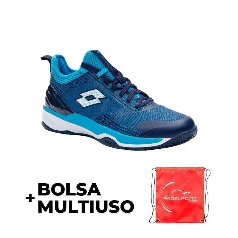 Zapatillas Lotto Mirage 200 Azul Oscuro Blanco Azul Cielo Pádel Elite