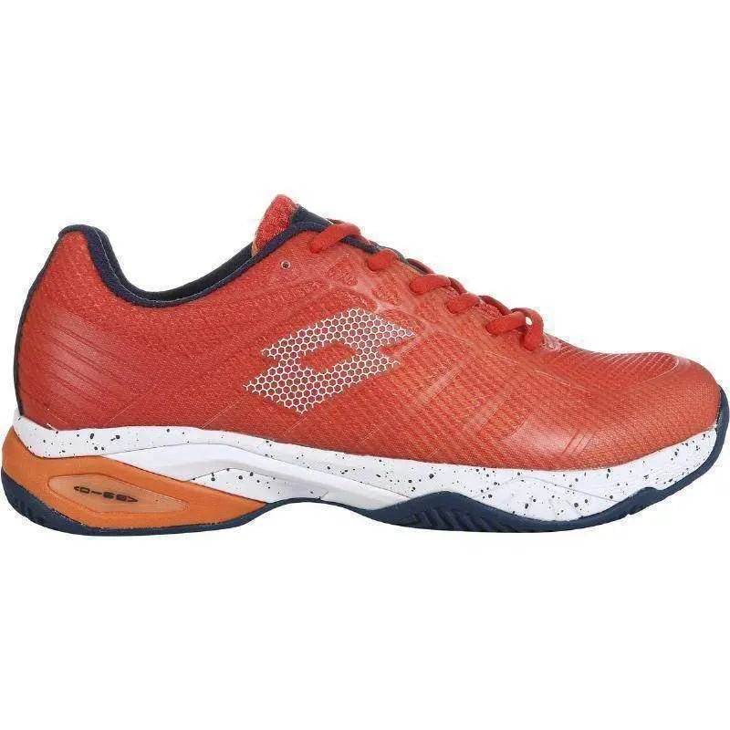 Zapatillas Lotto Mirage 300 III CLY Naranja Blanco Pádel Elite