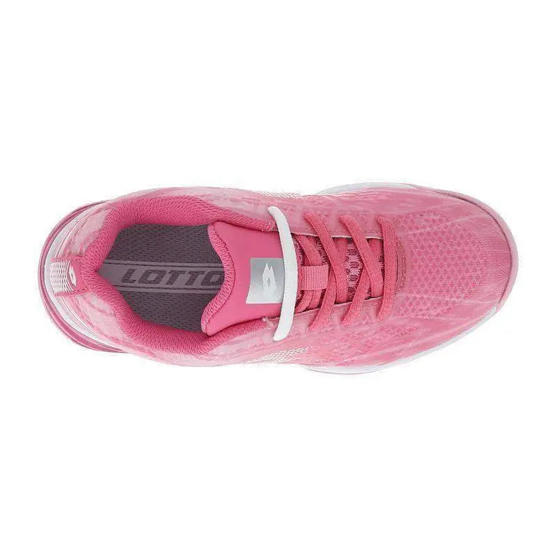 Zapatillas Lotto Mirage 300 Orquidea Blanco Rosa Junior Pádel Elite