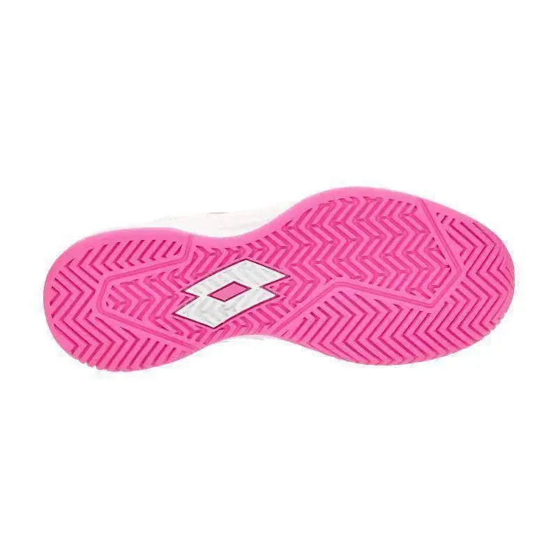 Zapatillas Lotto Mirage 500 II Blanco Metal Fucsia Mujer Pádel Elite