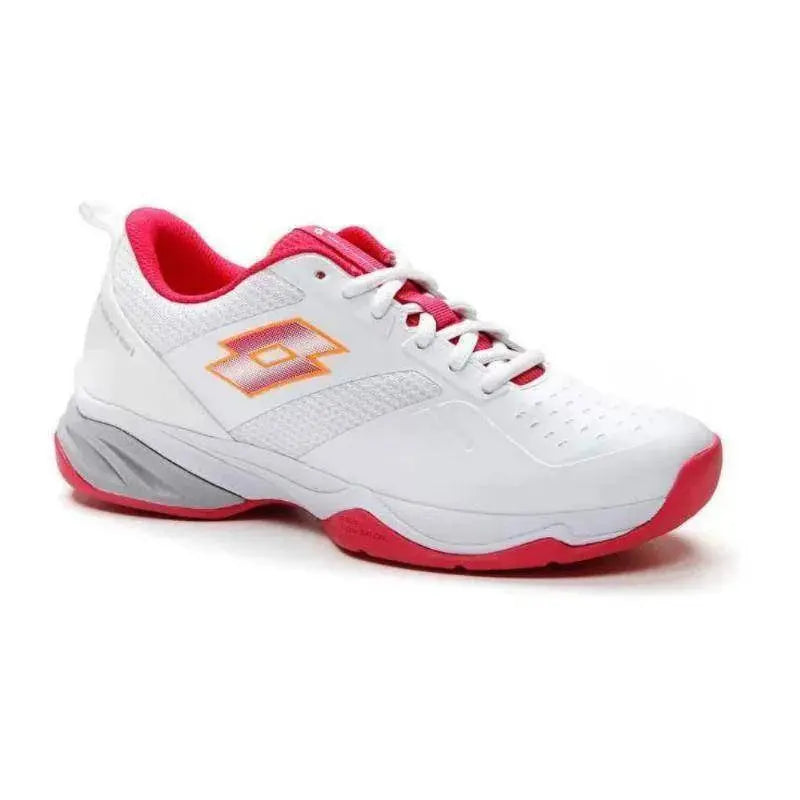 Zapatillas Lotto Superrapida 400 V Blanco Rosa Mujer Pádel Elite