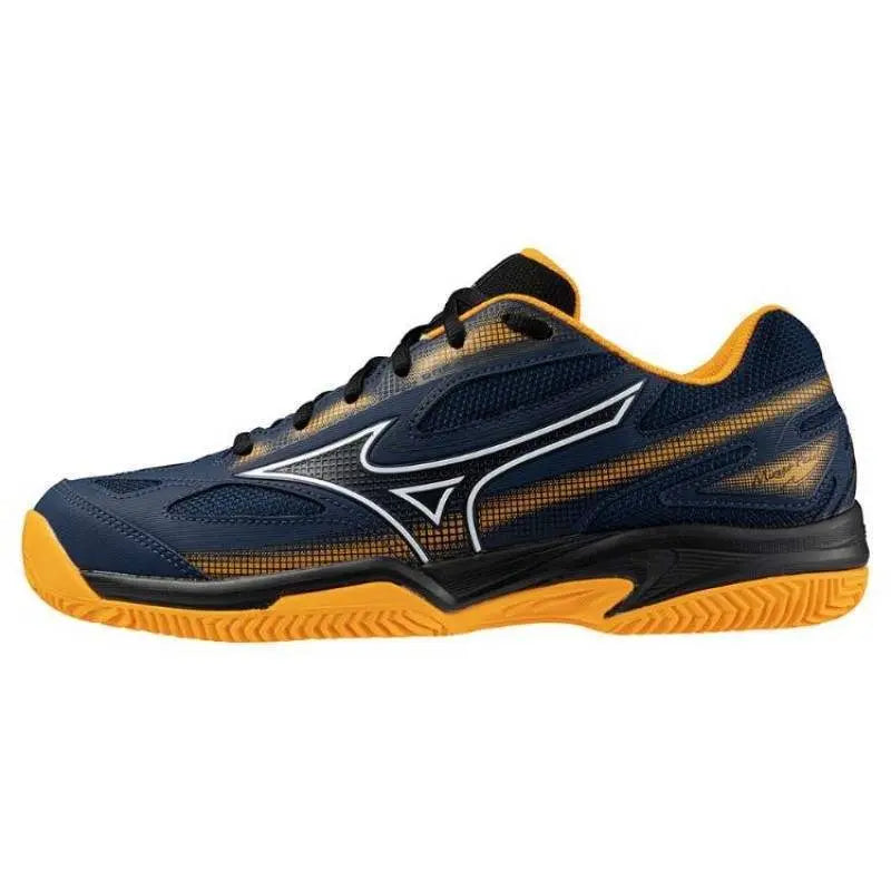 Zapatillas Mizuno Break Shot 4 Padel Azul Blanco Naranja Pádel Elite